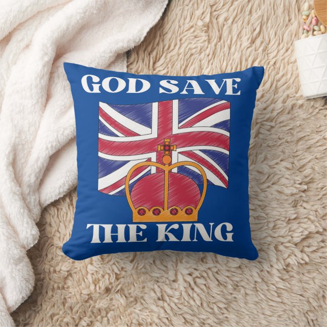 God save the king ,prince Charles  Cushion (Blanket)