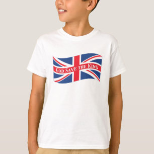 God Save the King with Union Jack T-Shirt