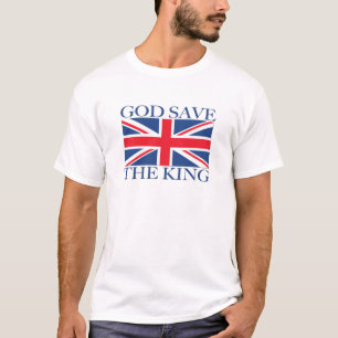 God Save the King with Union Jack T-Shirt