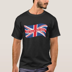 God Save the King with Union Jack T-Shirt
