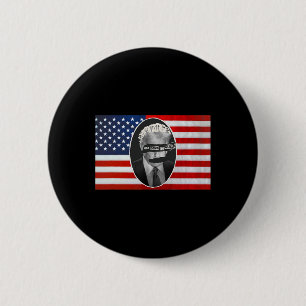 God Save The Queen Anti Trump 6 Cm Round Badge