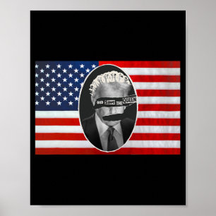 God Save The Queen Anti Trump Poster