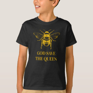  God Save The Queen Environmental Beekeeper Bees T-Shirt