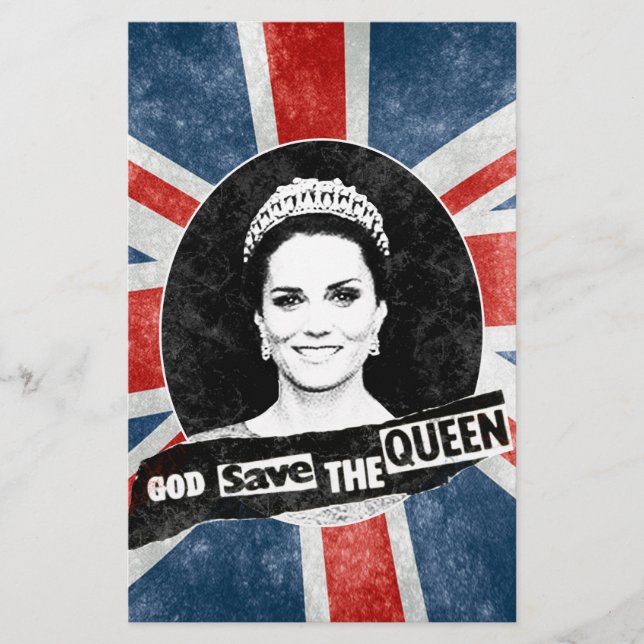 God Save The Queen - Kate Middleton (Front)
