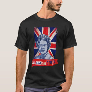 God Save The Queen Of England Patriotic British T-Shirt