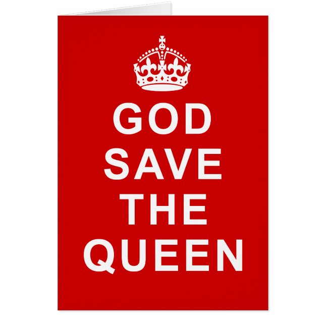 God Save the Queen Tshirts, Bags, Gifts (Front)