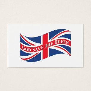 God Save the Queen with Union Jack