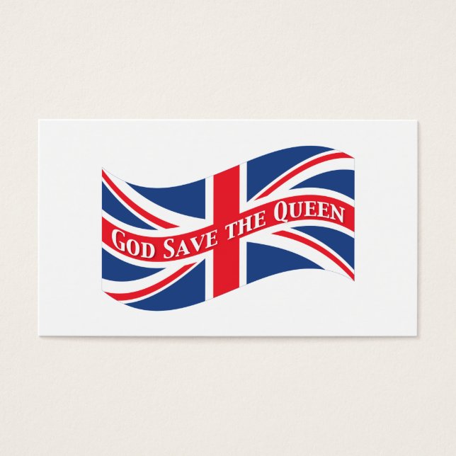 God Save the Queen with Union Jack (Front)