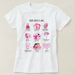 God Says I Am A Cancer Survivor Women's T-shirt