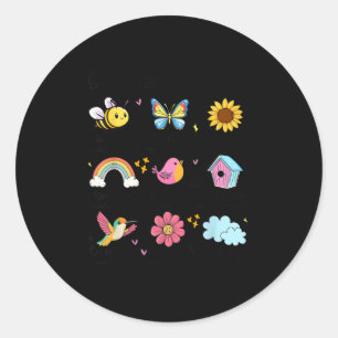 God Says I Am Bee Spring Christian Funny Easter Da Classic Round Sticker