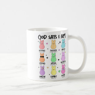 God Says I Am Christian Boys Girls Toddler Kids Ea Coffee Mug