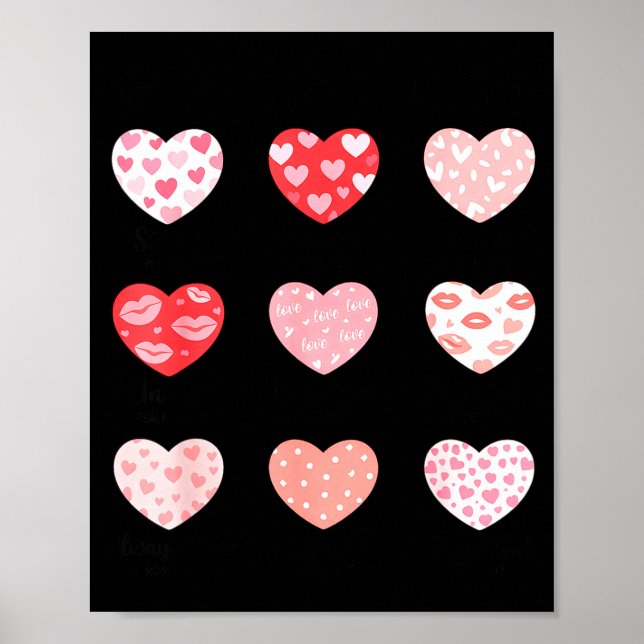 God Says I Am Christian Faith Heart Valentine Jesu Poster (Front)
