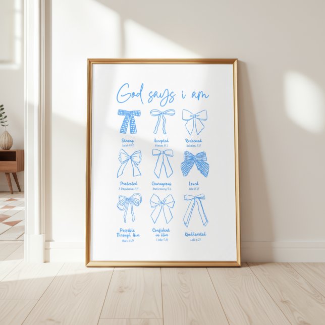 God Says I am Christian Wall Art (Creator Uploaded)