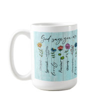 "God says you are..." Customisable Faith Design