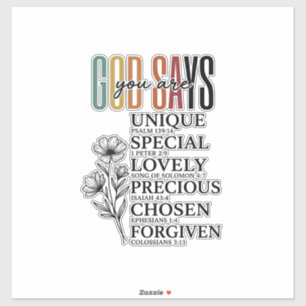 God Says You Are Faith Flower Vintage Shirt Design