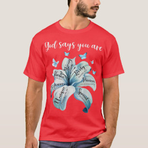 God says you are strong lovely unique precious Lil T-Shirt