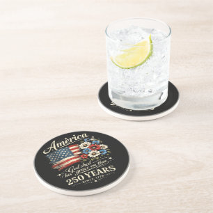 God Shed His Grace On Thee USA 250th Anniversary Coaster