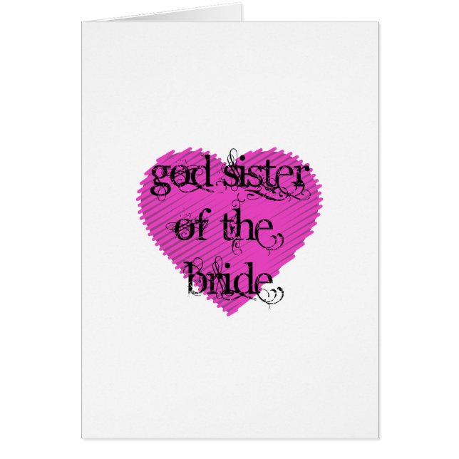 God Sister of the Bride (Front)