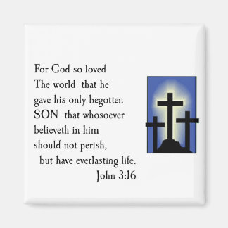 God So Loved the World Magnet