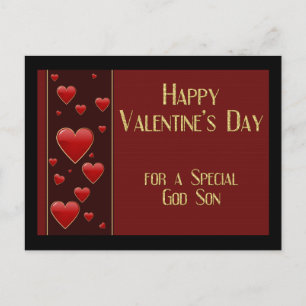 God Son Valentine Postcard