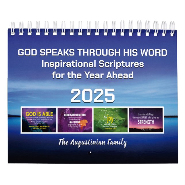 GOD SPEAKS Inspirational | Christian | Custom 2021 Calendar (Cover)