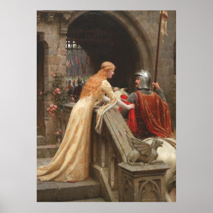 God Speed by Edmund Blair Leighton, c. 1900 Poster