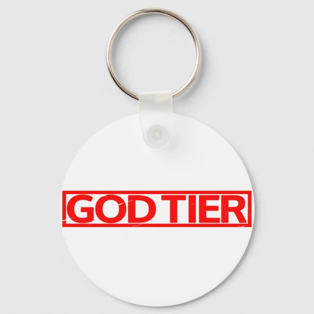 God Tier Stamp Key Ring (Front)