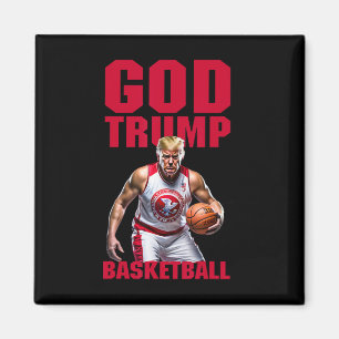 God Trump Sketll Funny Trump Patriotic Republican Magnet