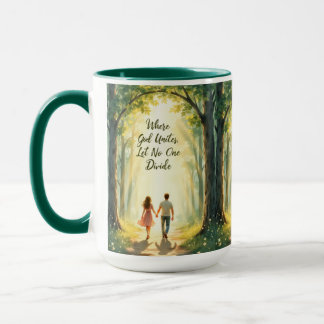 God United Woodland Marriage Mug