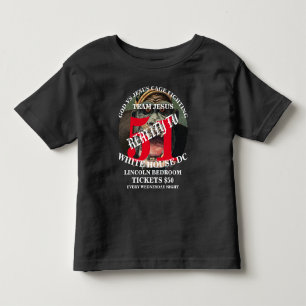 GOD VS JESUS CAGE FIGHTING WASHINGTON DC LINCOLN TODDLER T-Shirt