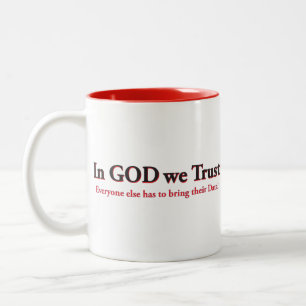 GOD-WE-TRUST-3 Two-Tone COFFEE MUG