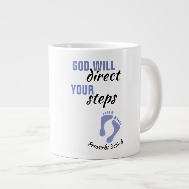 "God Will" Jumbo Mug (Front Right)