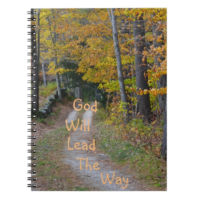 God Will Lead The Way Notebook (Front)