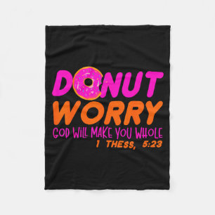 God Will Make You Whole Funny Men Women Jesus Doug Fleece Blanket