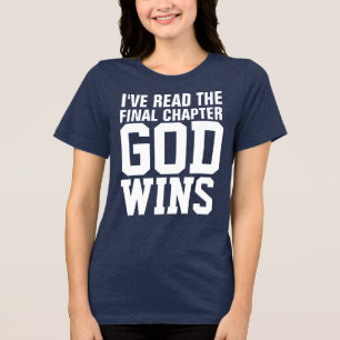 GOD WINS CHRISTIAN T-SHIRTS