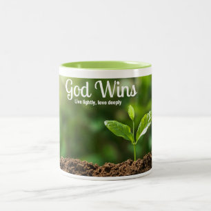 God Wins Mug