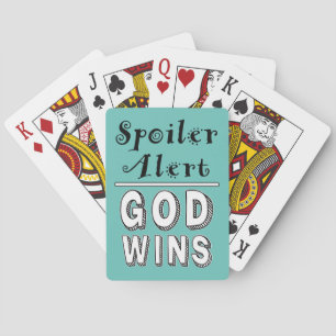 God Wins Playing Cards