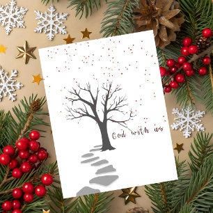 God With Us Christmas Greeting Card