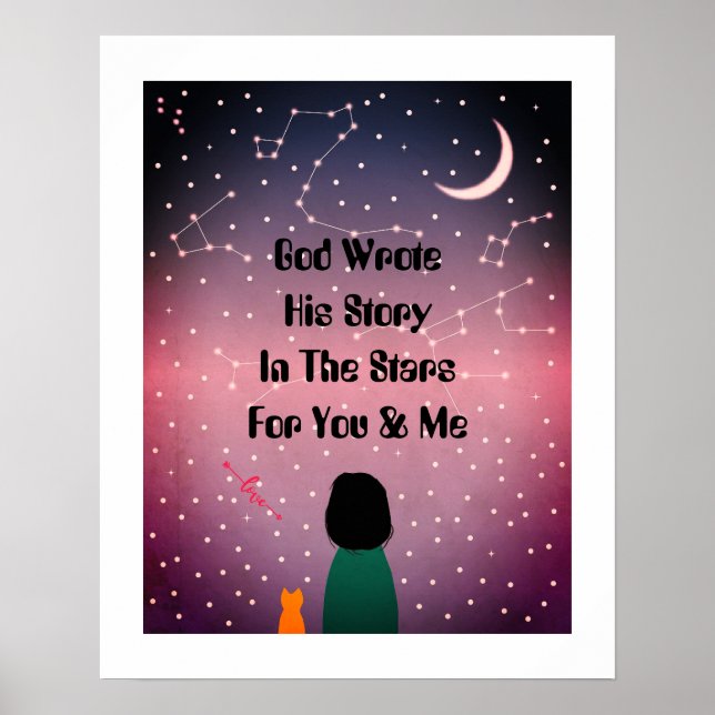 "God Wrote His Story" Poster (Front)