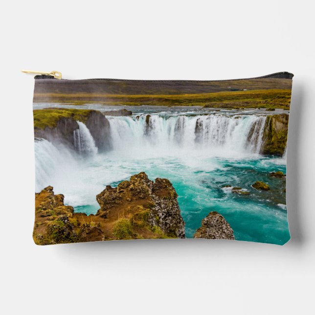 Godafoss waterfall, Iceland Accessory Pouch (Front)