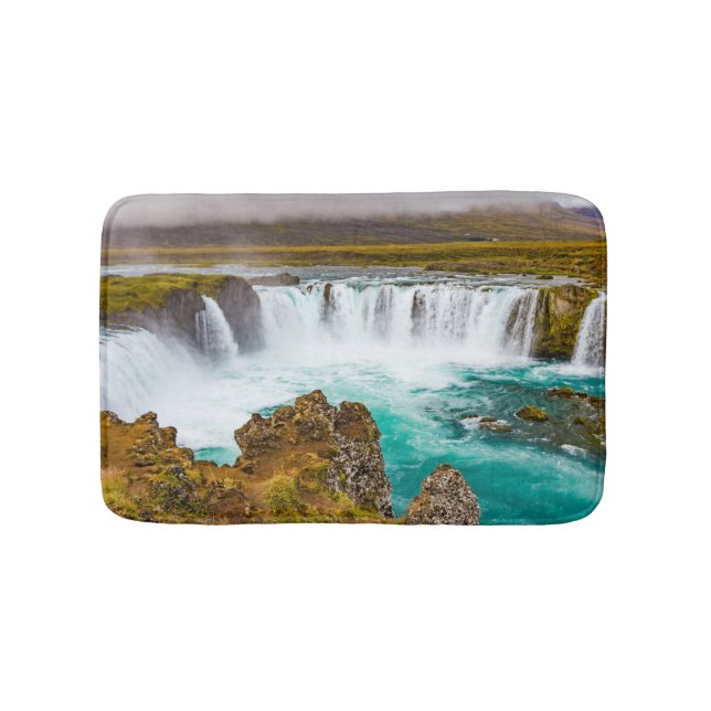 Godafoss waterfall, Iceland Bath Mat (Front)