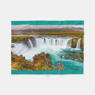 Godafoss waterfall, Iceland Fleece Blanket