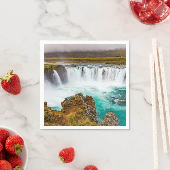 Godafoss waterfall, Iceland Napkin (Insitu)