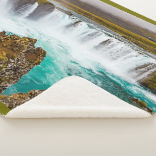 Godafoss waterfall, Iceland Sherpa Blanket