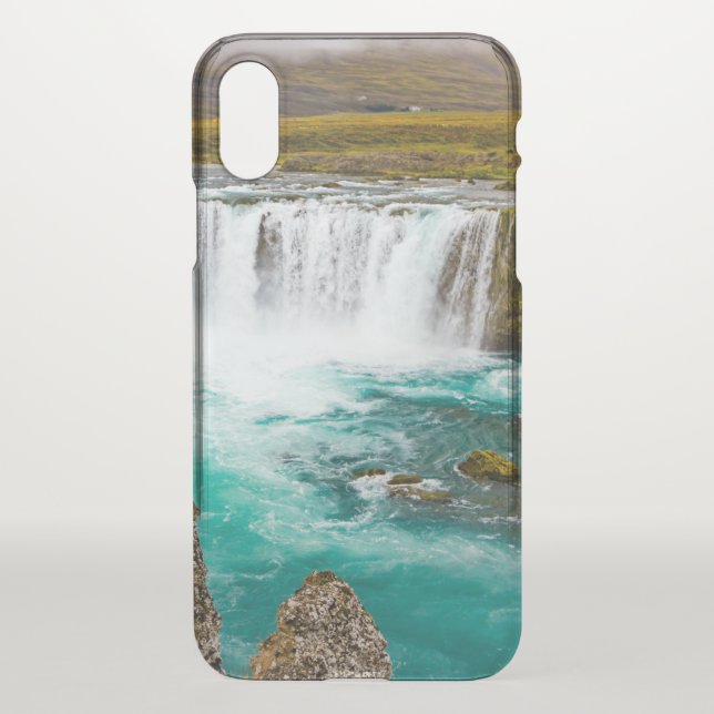 Godafoss waterfall, Iceland Uncommon iPhone Case (Back)