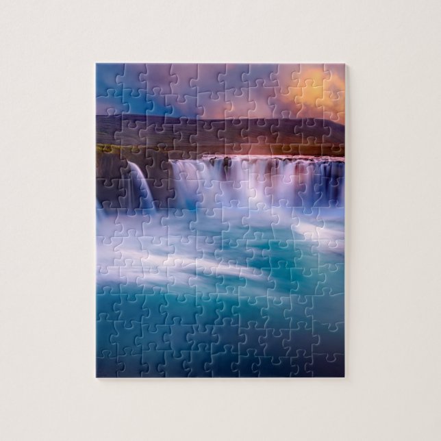 Goðafoss waterfall in Iceland Jigsaw Puzzle (Vertical)