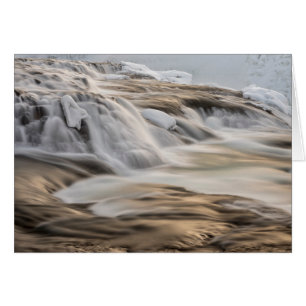 Godafoss waterfall, winter, Iceland