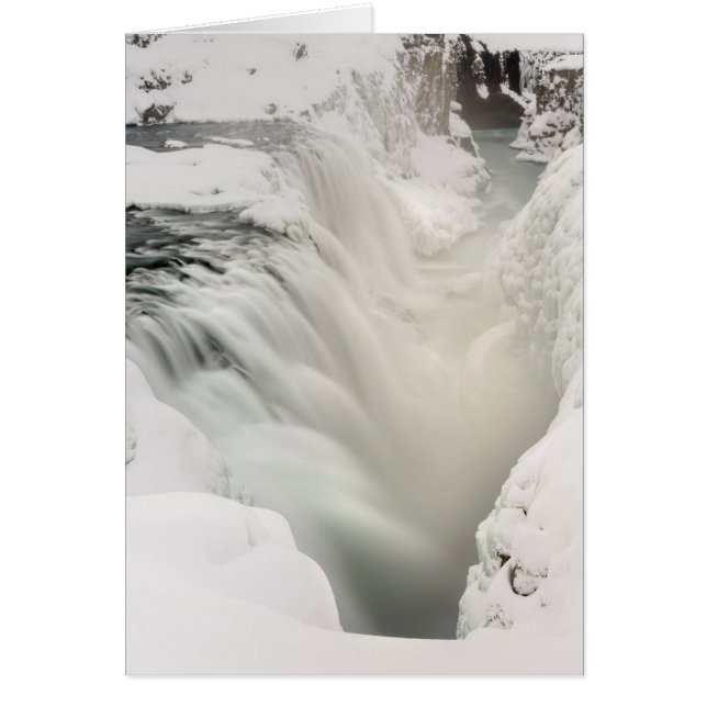 Godafoss waterfall, winter, Iceland (Front)