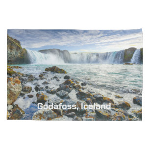 Godafoss Waterfalls, Iceland Pillowcase