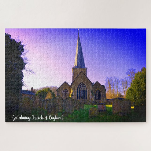 Godalming Church Of England Midday Jigsaw Puzzle (Horizontal)